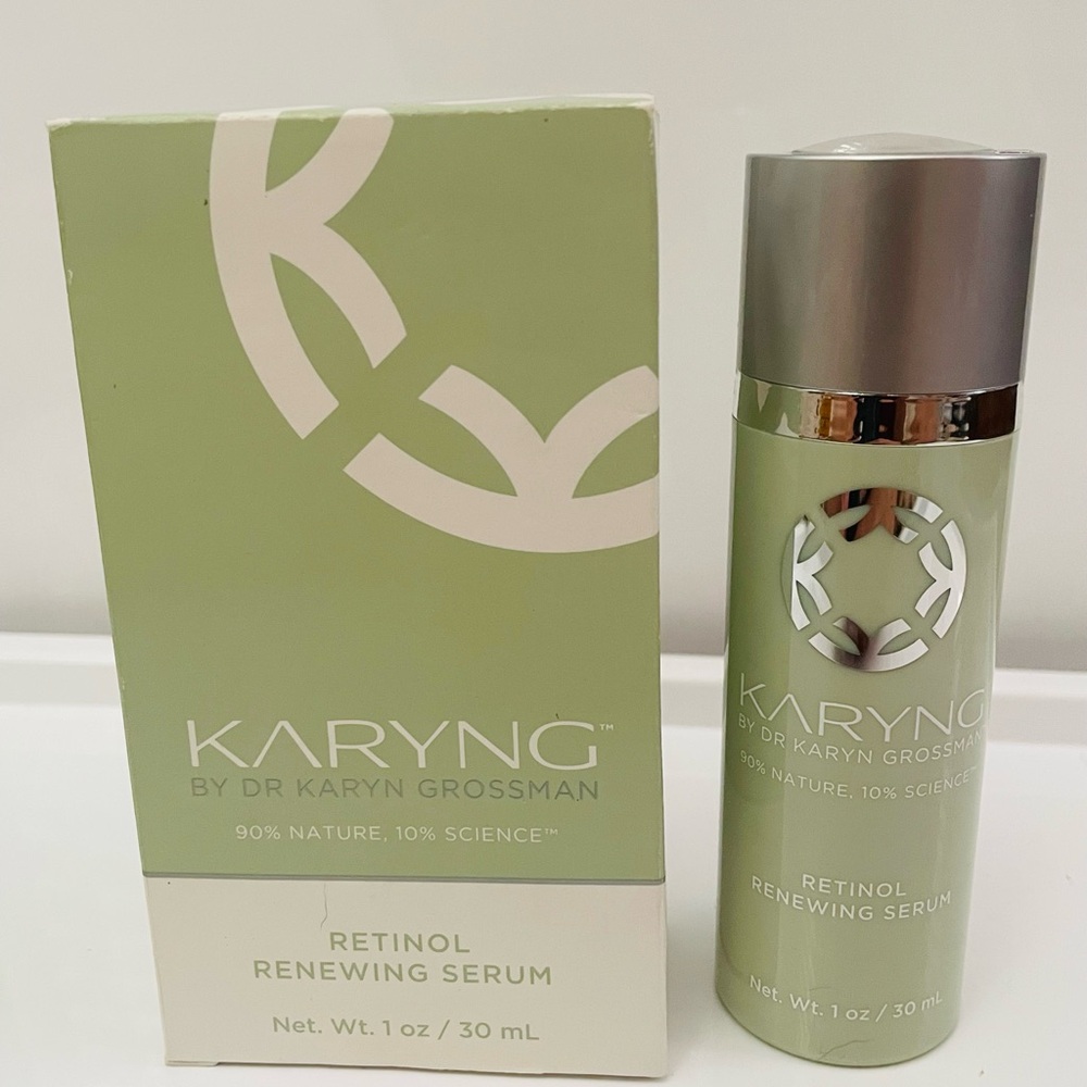 NIB Karyng by Dr Karyn Grossman Retinol Renewing Serum New In Box 1 oz/ 30 mL